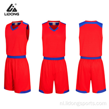 Goedkope prijs basketbalkleding Jersey dragen basketbal